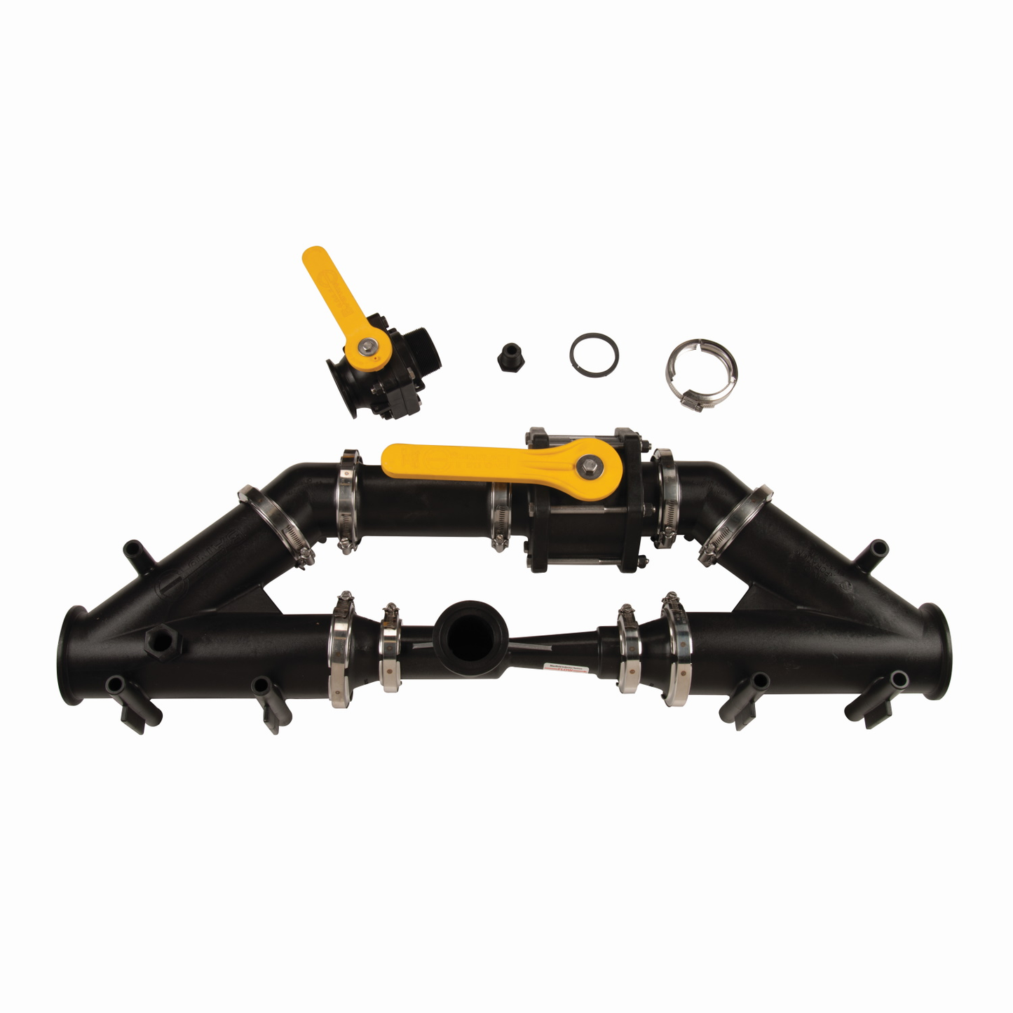 3-inch Inductor Assembly Manifold X Manifold | MIS300A | Banjo Corporation | Category-Other, Connector Type-Manifold Flange, Material-Polypropylene