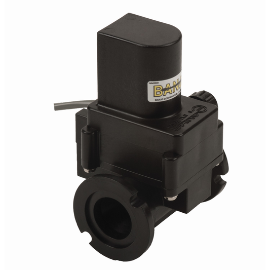 1/2-inch MLEV w/ M100 Valve, 3 Wire | MLEV100 | Banjo Corporation | Category-Valve, Connector Type-Manifold Flange, Material-Polypropylene