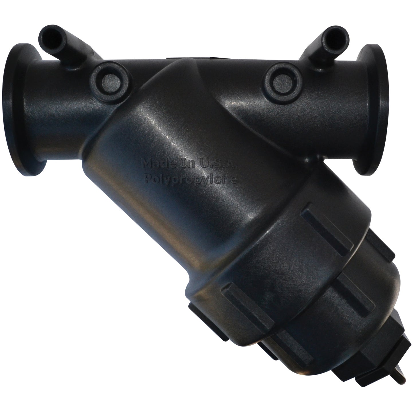 Line Strainer Y 2-inch Flange 30 Mesh SS Screen | MLS20030 | TerreMax | Category-Line Strainer, Connector Type-Manifold Flange, Material-Polypropylene