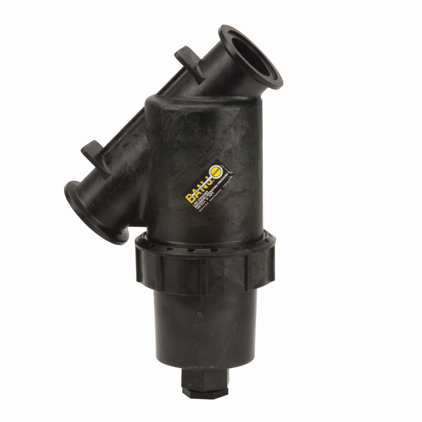 2-inch FP Manifold Y Strainer w/ 4 Mesh Screen | MLS222-04 | Banjo Corporation | Category-Line Strainer, Connector Type-Full Port, Connector Type-Manifold Flange