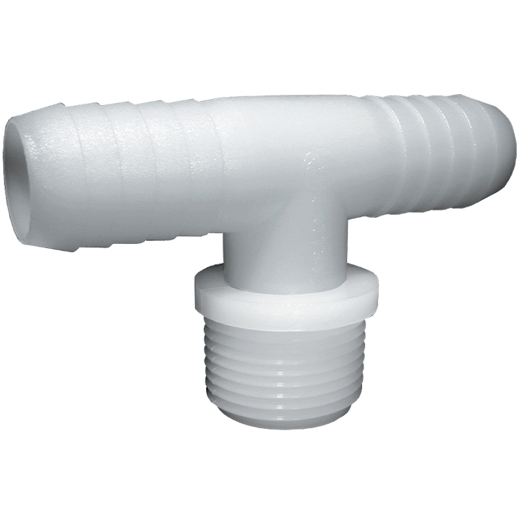 PL Tee 3/4-inch MNPT X 3/8-inch HB | MT3438 | TerreMax | Category-Tee, Connector Type-HB, Connector Type-Male NPT