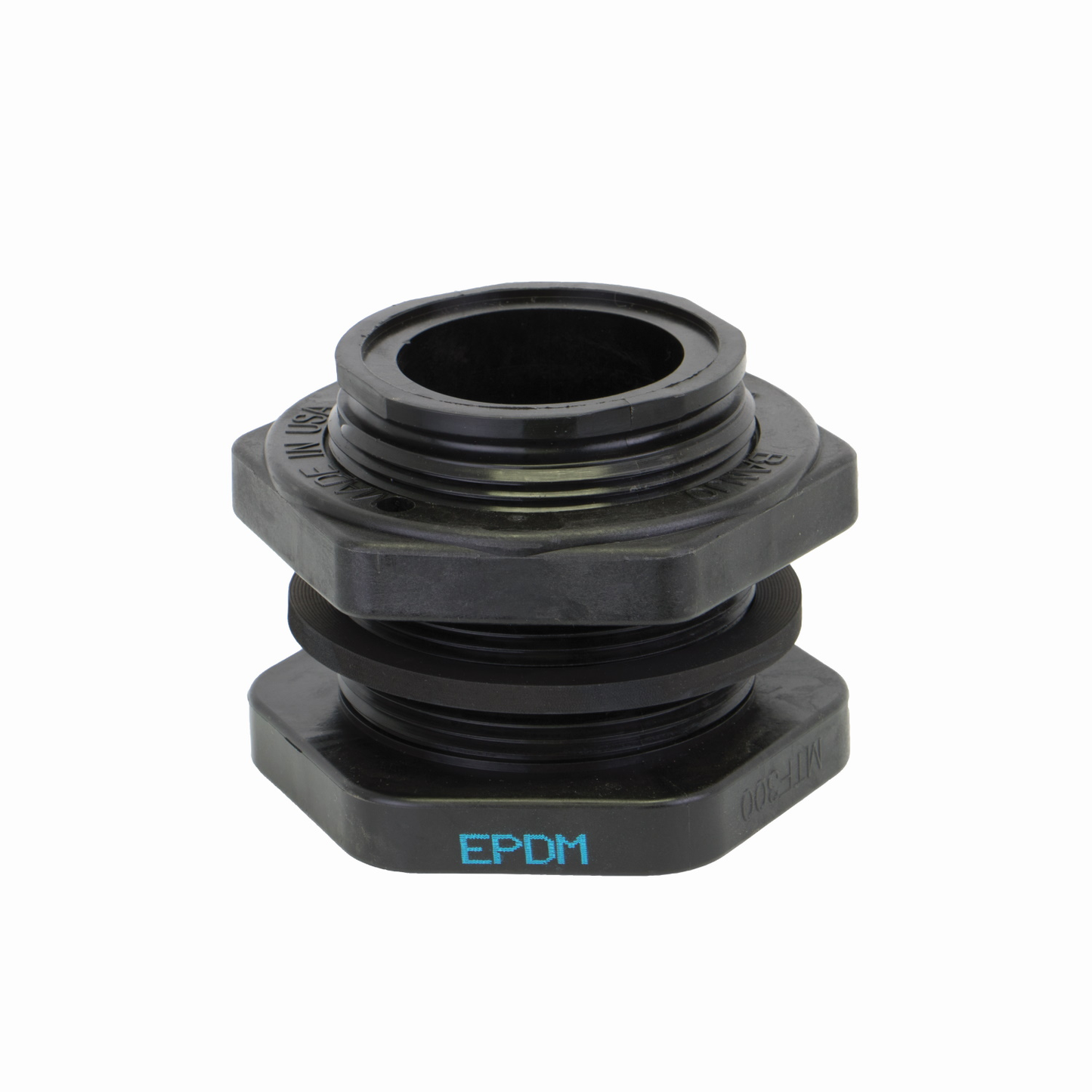 PP Bulkhead 3-inch FLG X 3-inch FNPT | MTF300 | Banjo Corporation | Category-Bulkhead, Connector Type-Female NPT, Connector Type-Manifold Flange