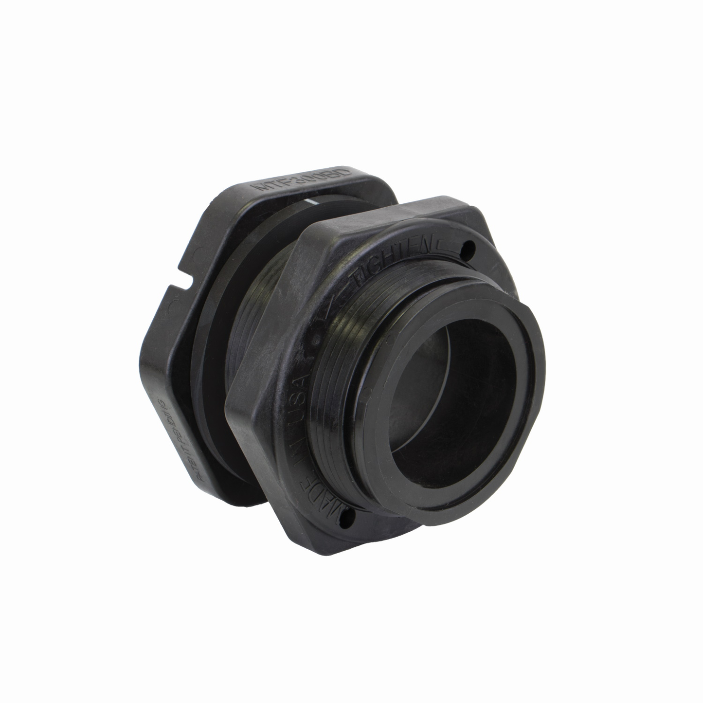 3-inch Flange X 3-inch Flange w/ EPDM Gasket | MTF300BD | Banjo Corporation | Category-Bulkhead, Connector Type-Female NPT, Connector Type-Manifold Flange