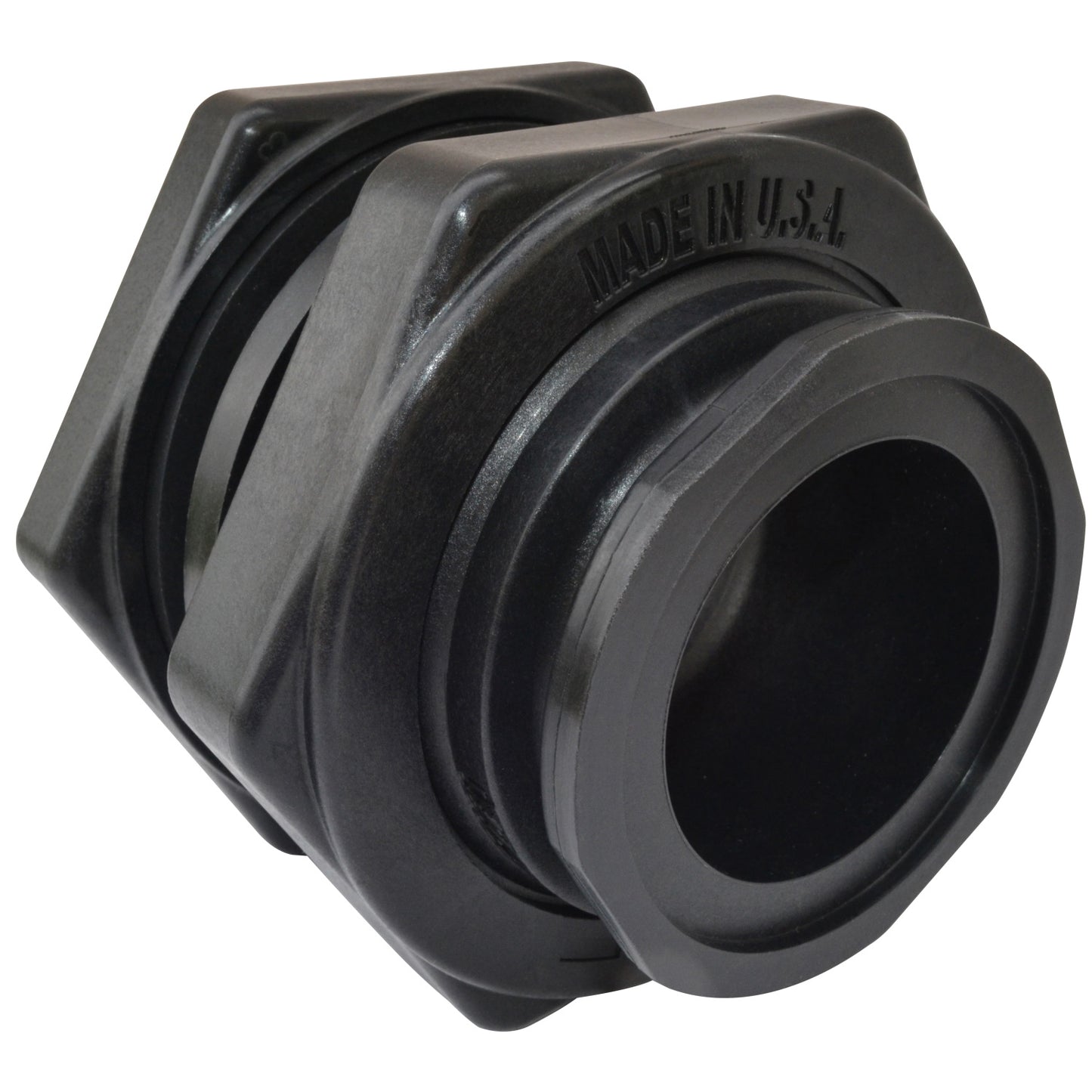 PP Bulkhead 3-inch Flange X 3-inch FNPT | MTF300 | TerreMax | Category-Bulkhead, Connector Type-Female NPT, Connector Type-Manifold Flange