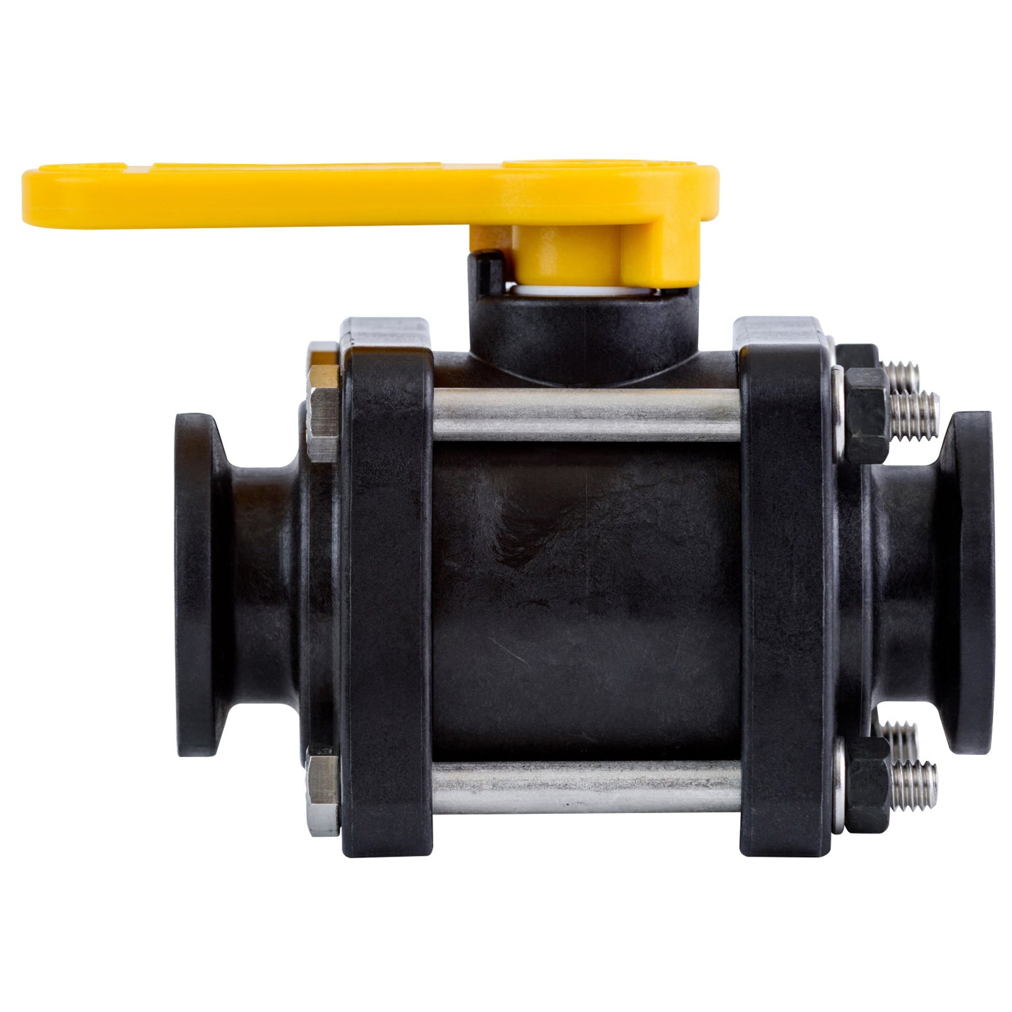 PP Valve Full Port 1-inch Flange X 1-inch Flange | MV100CF | TerreMax | Category-Valve, Connector Type-Manifold Flange, Material-Polypropylene