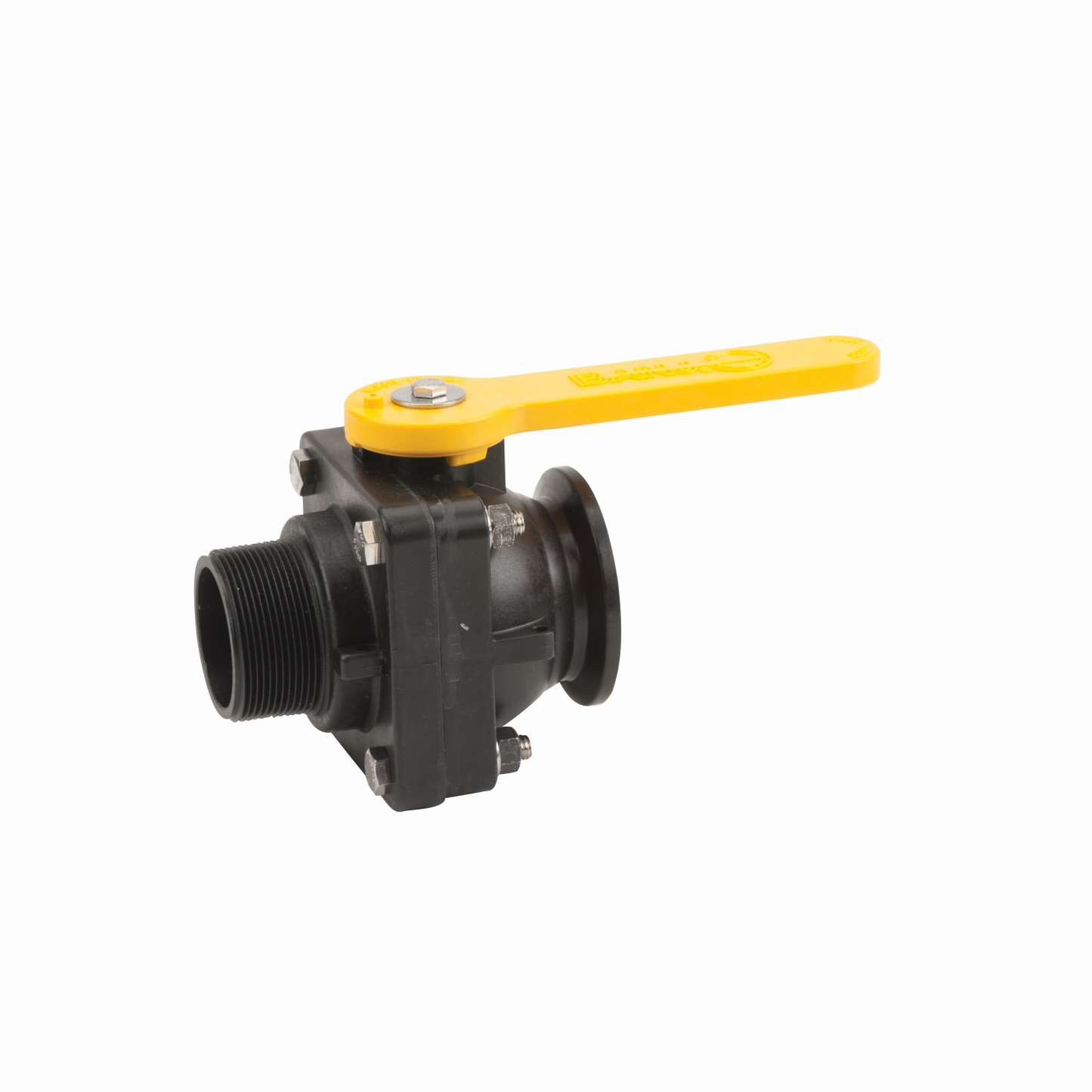 2-inch FP Manifold Valve Flange X Male NPT w/ FKM Seals | MVSMT220FP | Banjo Corporation | Category-Valve, Connector Type-Full Port, Connector Type-Male NPT