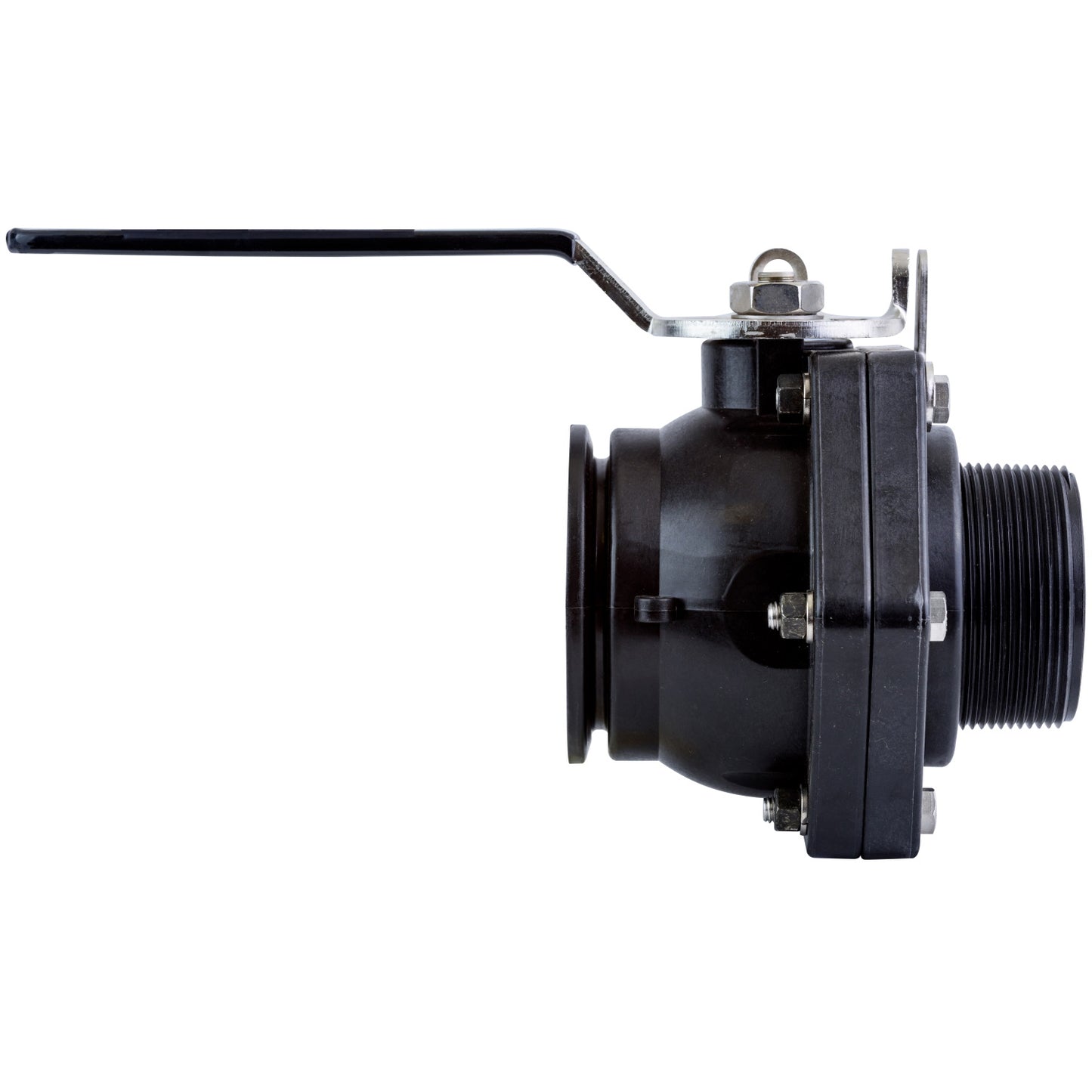 3-inch FP Male Thread X Manifold Stubby Valve SS Hardware | MVSMT300HSFP | TerreMax | Category-Valve, Connector Type-Male NPT, Connector Type-Manifold Flange