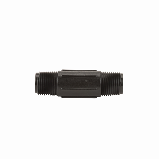 PP Adapter 3-inch Long 1/2-inch MNPT X 1/2-inch MNPT | NIP050-3 | Banjo Corporation | Category-Adapter, Connector Type-Male NPT, Material-Polypropylene