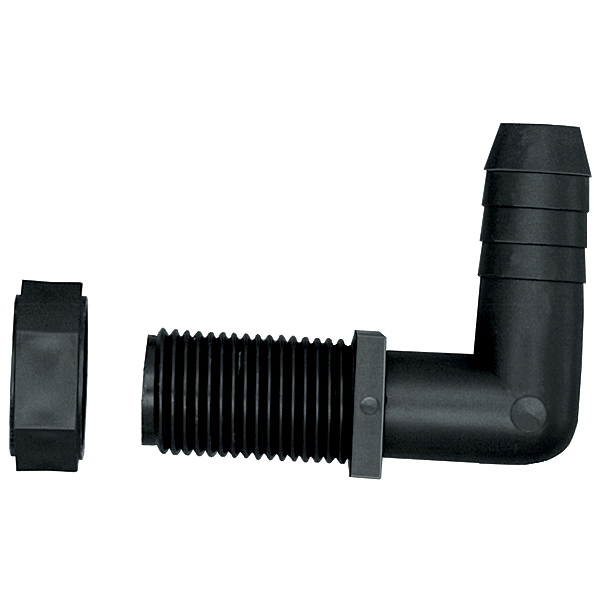 PP Elbow 11/16-inch MUN X 3/8-inch HB | NTL38P | TerreMax | Category-Elbow, Connector Type-HB, Connector Type-Male UN