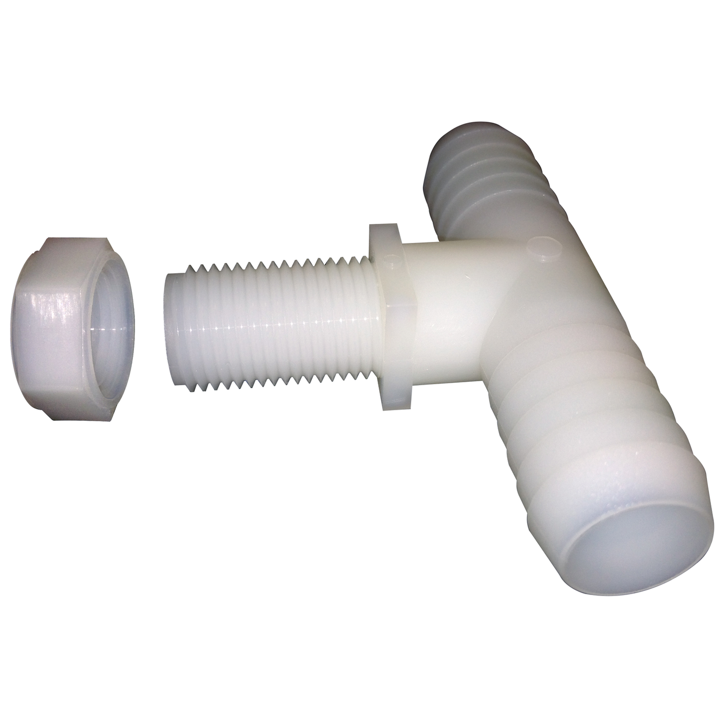 PL Tee 11/16-inch MUN X 3/8-inch HB | NTT38 | TerreMax | Category-Tee, Connector Type-HB, Connector Type-Male UN