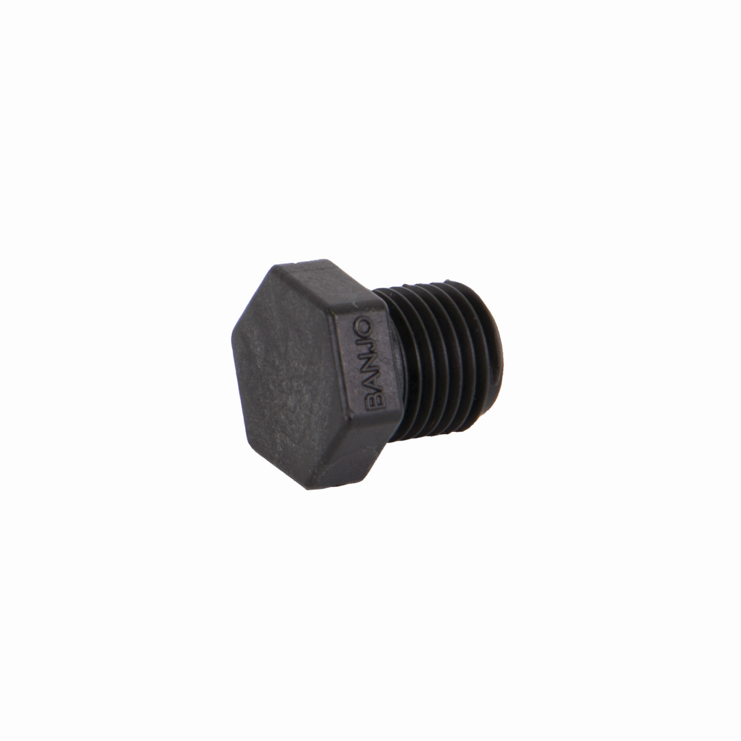PP Plug 1/4-inch MNPT | PLUG025 | Banjo Corporation | Category-Plug, Connector Type-Male NPT, Material-Polypropylene