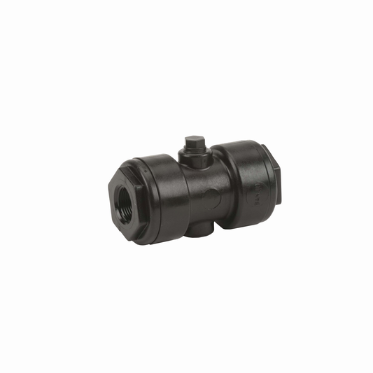 3/4-inch X 3/4-inch Pinch Valve | PV075 | Banjo Corporation | Category-Valve, Connector Type-Female NPT, Material-Polypropylene