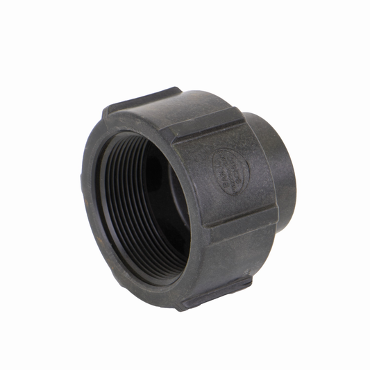 PP Adapter 2-inch FNPT X 1/2-inch FNPT | RC200-050 | Banjo Corporation | Category-Adapter, Connector Type-Female NPT, Material-Polypropylene