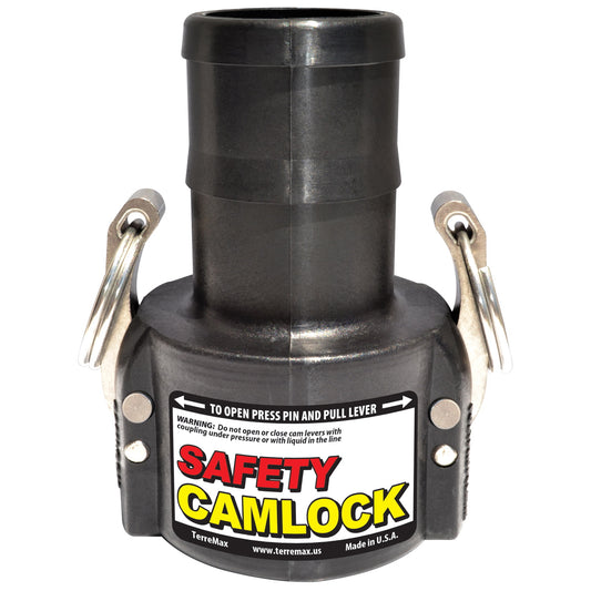 PP Adapter 1-inch FQDC X 1 1/4-inch HB | SAF125C | TerreMax | Category-Adapter, Connector Type-Female QDC, Connector Type-HB