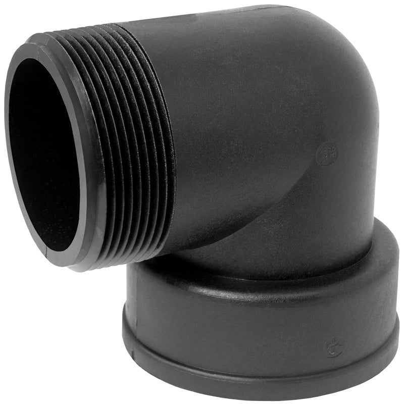 PP Elbow 1-inch MNPT X 1-inch FNPT | SE100P | TerreMax | Category-Elbow, Connector Type-Female NPT, Connector Type-Male NPT
