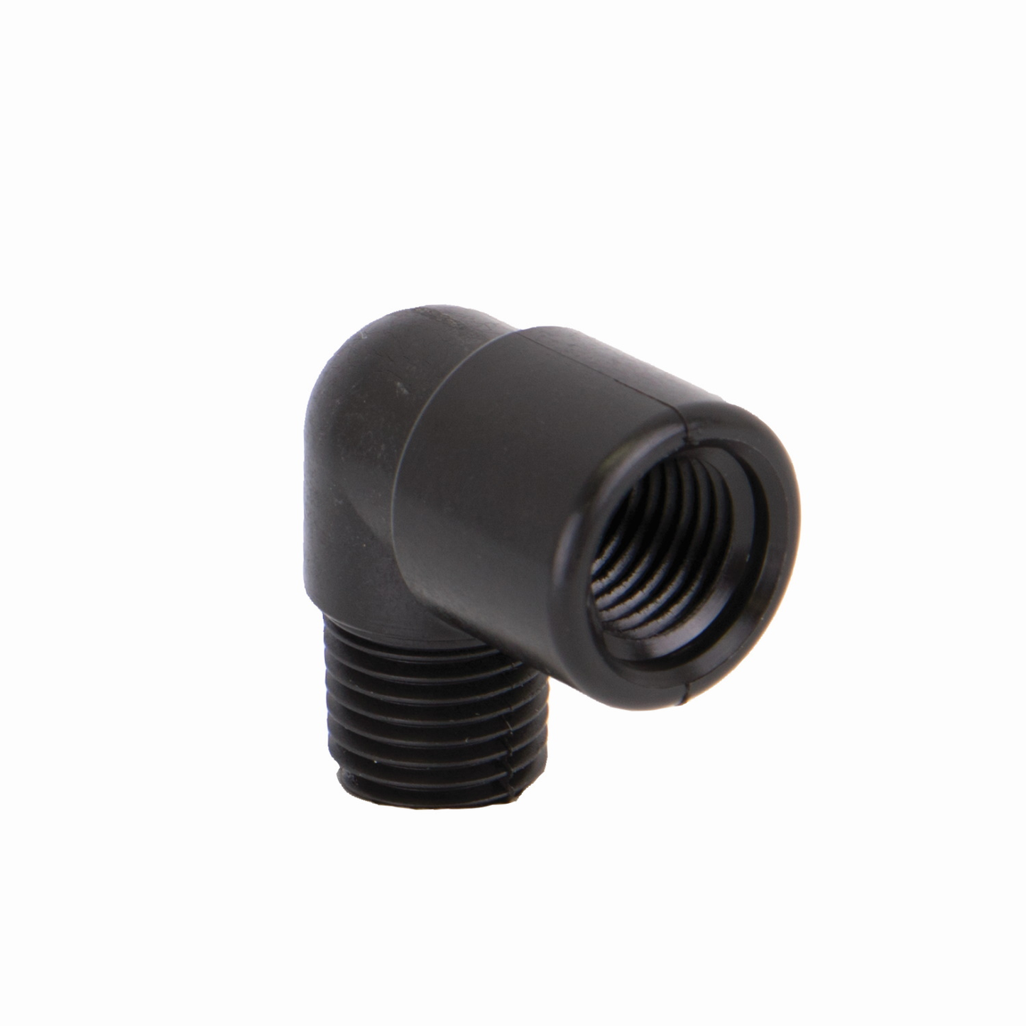 PP Elbow 90 DEG 1/4-inch MNPT X 1/4-inch FNPT | SL025-90 | Banjo Corporation | Category-Elbow, Connector Type-Female NPT, Connector Type-Male NPT