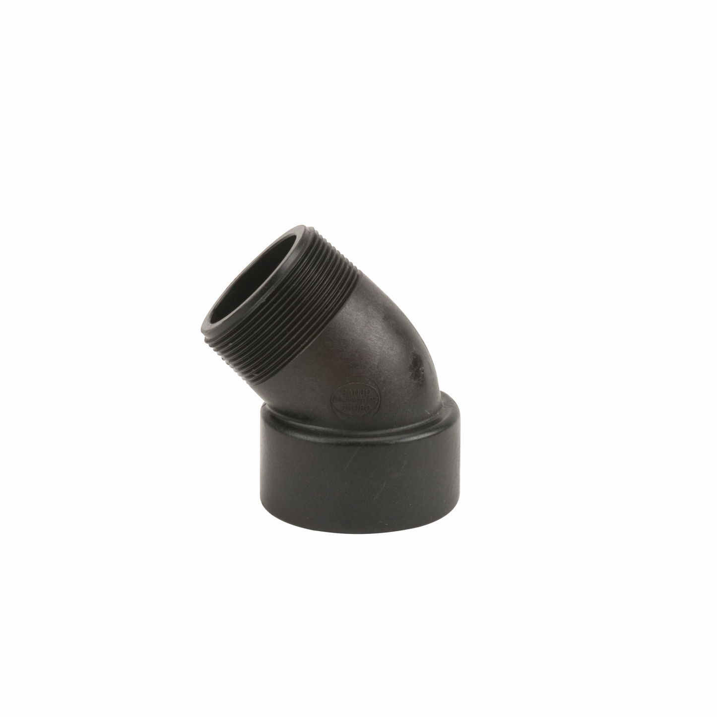 PP Elbow 45 DEG 2-inch MNPT X 2-inch FNPT | SL200-45 | Banjo Corporation | Category-Elbow, Connector Type-Female NPT, Connector Type-Male NPT