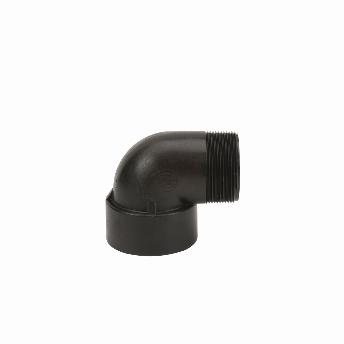 PP Elbow 90 DEG 2-inch MNPT X SL200 90 FNPT | SL200-90 | Banjo Corporation | Category-Elbow, Connector Type-Female NPT, Connector Type-Male NPT