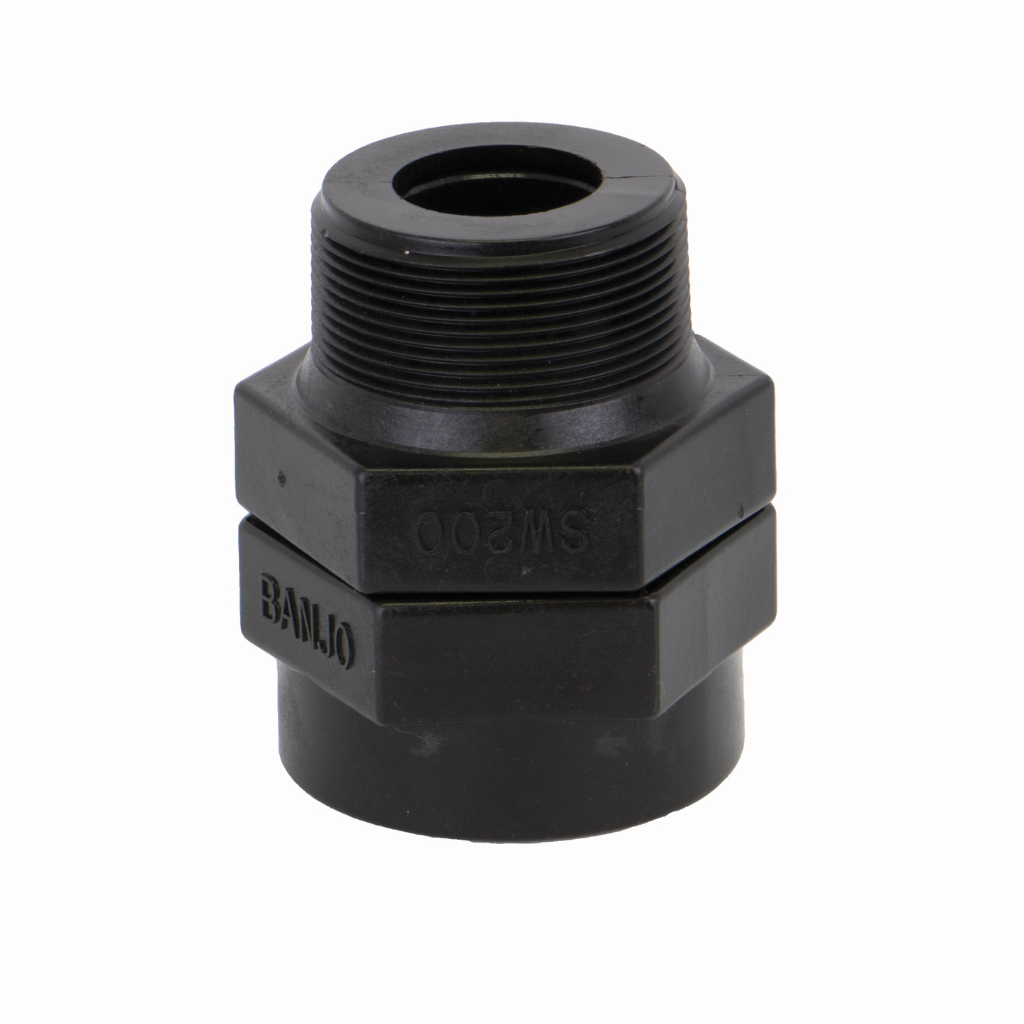 2-inch Male X 2-inch Female Swivel | SW200 | Banjo Corporation | Category-Adapter, Connector Type-Female NPT, Connector Type-Male NPT