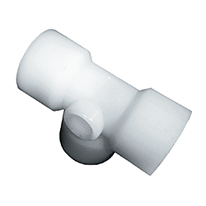 PL Tee 1/4-inch Tap 1 1/4-inch FNPT X 1 1/4-inch FNPT | TT11414 | TerreMax | Category-Tee, Connector Type-Female NPT, Material-Nylon