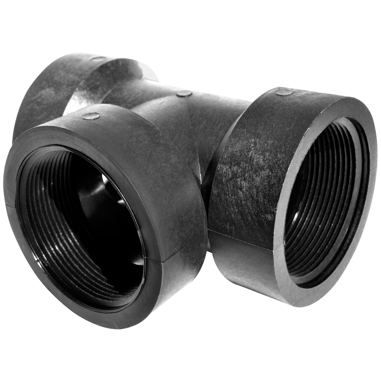 PP Tee 3/4-inch FNPT X 3/4-inch FNPT | TT34P | TerreMax | Category-Tee, Connector Type-Female NPT, Material-Polypropylene