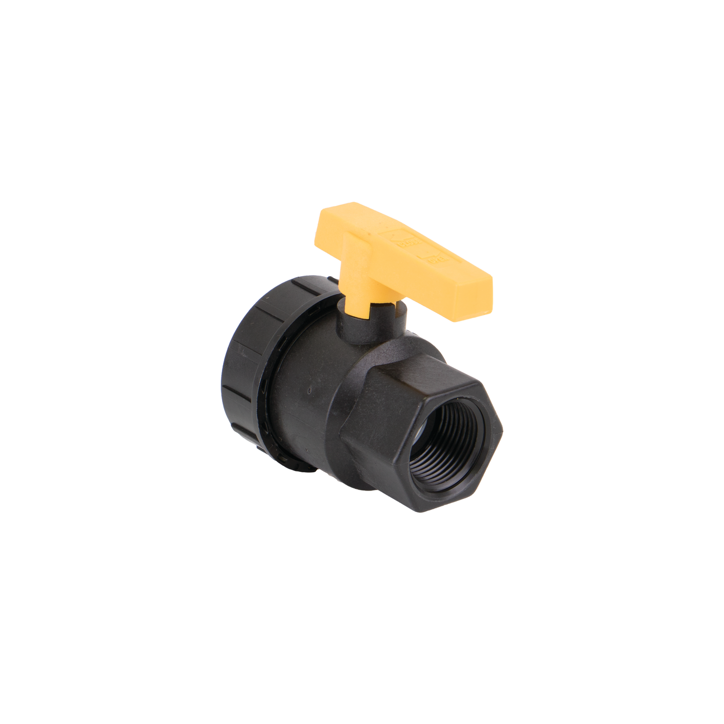 1-inch FP Single Union Valve | UV100FP | Banjo Corporation | Category-Valve, Connector Type-Female NPT, Material-Polypropylene