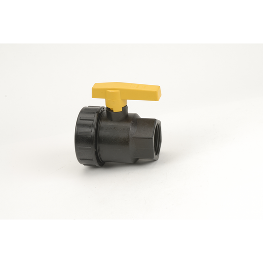 1 1/2-inch FP Single Union Valve | UV150FP | Banjo Corporation | Category-Valve, Connector Type-Female NPT, Material-Polypropylene