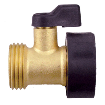 FEMALE GARDEN HOSE INLET/MALE GHT OUTLET 3/4-inch | V10-1707G | Greenline Hose & Fittings | Category-Valve, Connector Type-Female GHT, Connector Type-Male GHT