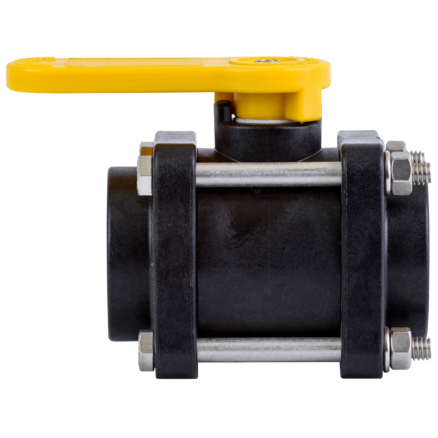 PP Valve Full Port 1-inch FNPT X 1-inch FNPT | V100FPY | TerreMax | Category-Valve, Connector Type-Female NPT, Material-Polypropylene