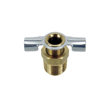 BACK SEATING DRAIN COCK 1/8-inch | V14-1600-02 | Greenline Hose & Fittings | Category-Valve, Connector Type-Male NPT, Size-0.125-inch