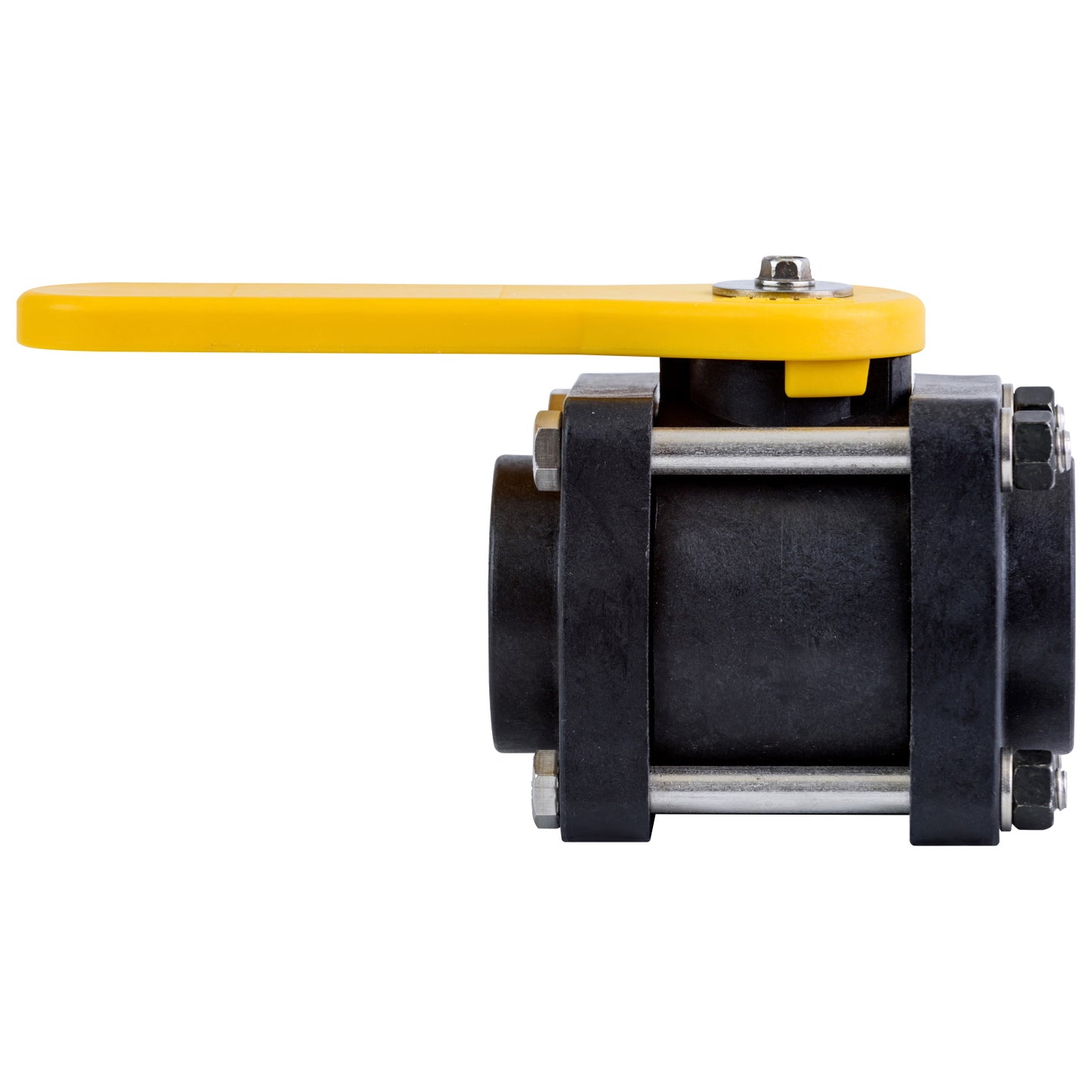 PP Valve Full Port 1 1/2-inch FNPT X 1 1/2-inch FNPT | V150FPY | TerreMax | Category-Valve, Connector Type-Female NPT, Material-Polypropylene