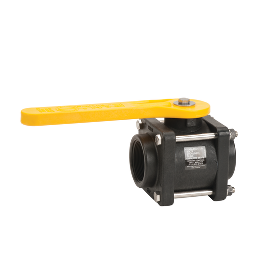 PP Valve Full Port 2-inch FNPT X 2-inch FNPT | V204FP | Banjo Corporation | Category-Valve, Connector Type-Female NPT, Material-Polypropylene