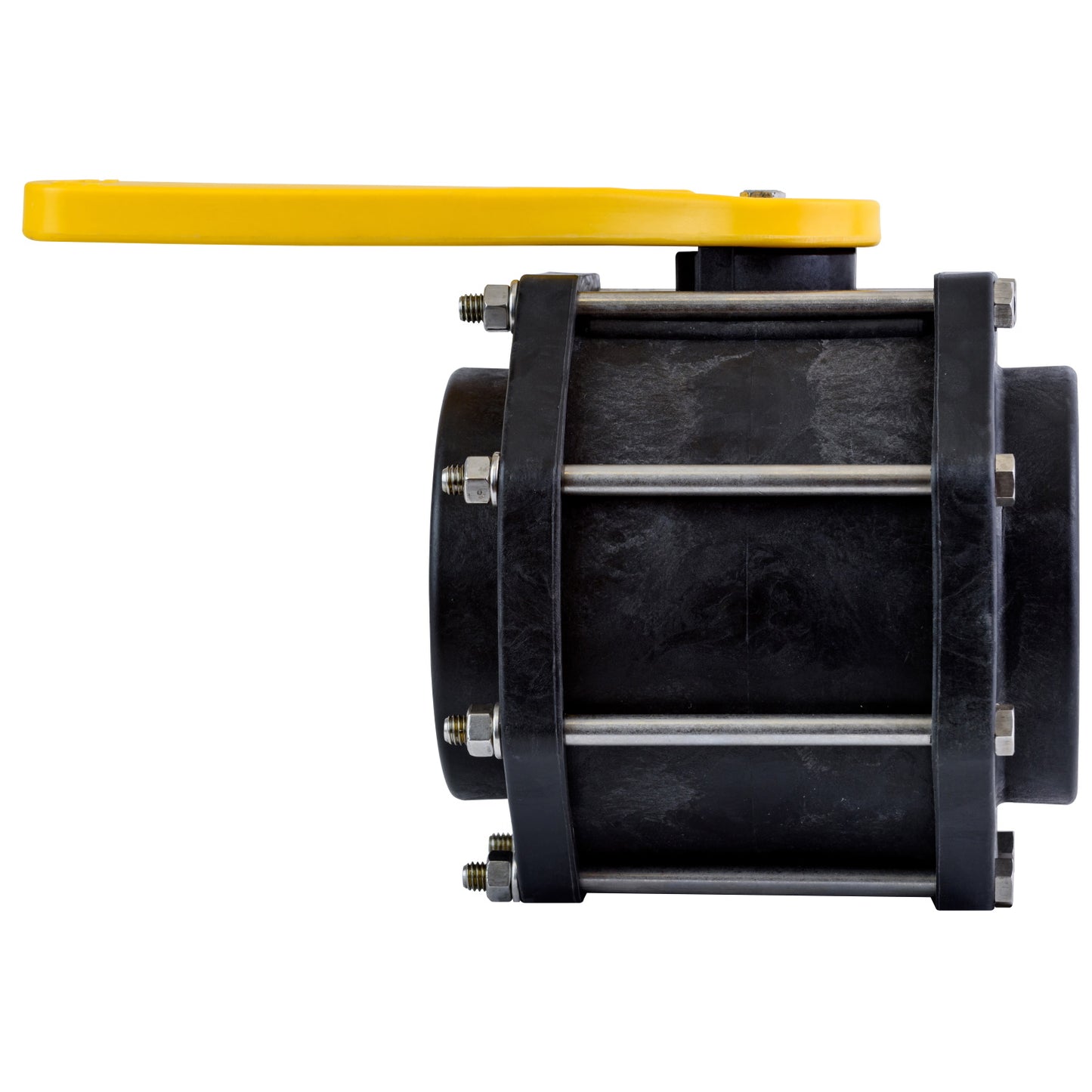 PP Valve Full Port 4-inch FNPT X 4-inch FNPT | V400FPY | TerreMax | Category-Valve, Connector Type-Female NPT, Material-Polypropylene