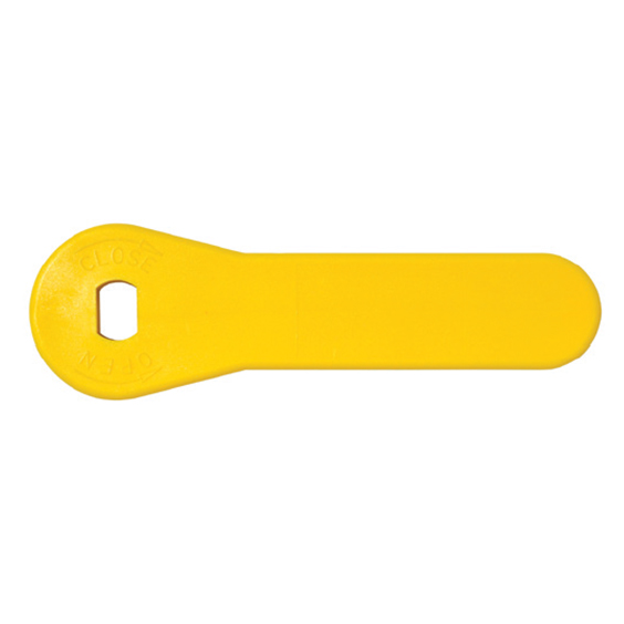 2-inch Short Handle Yellow Stubby | VS20152SH | TerreMax | Category-Valve, Material-Polypropylene, Size-2-inch