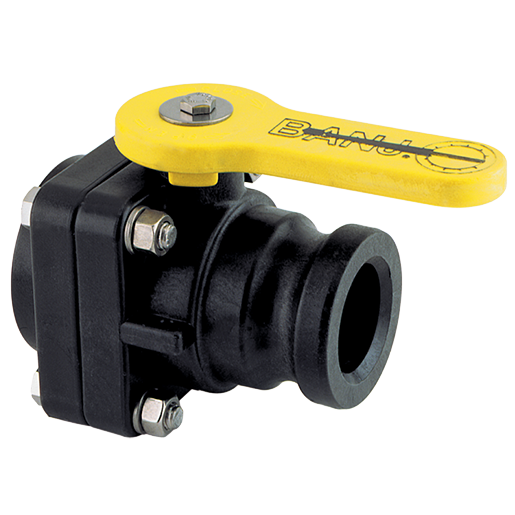 2-inch Male Adapter X 2-inch Female NPT Valve | VSF200 | Banjo Corporation | Category-Valve, Connector Type-Female NPT, Connector Type-Male QDC