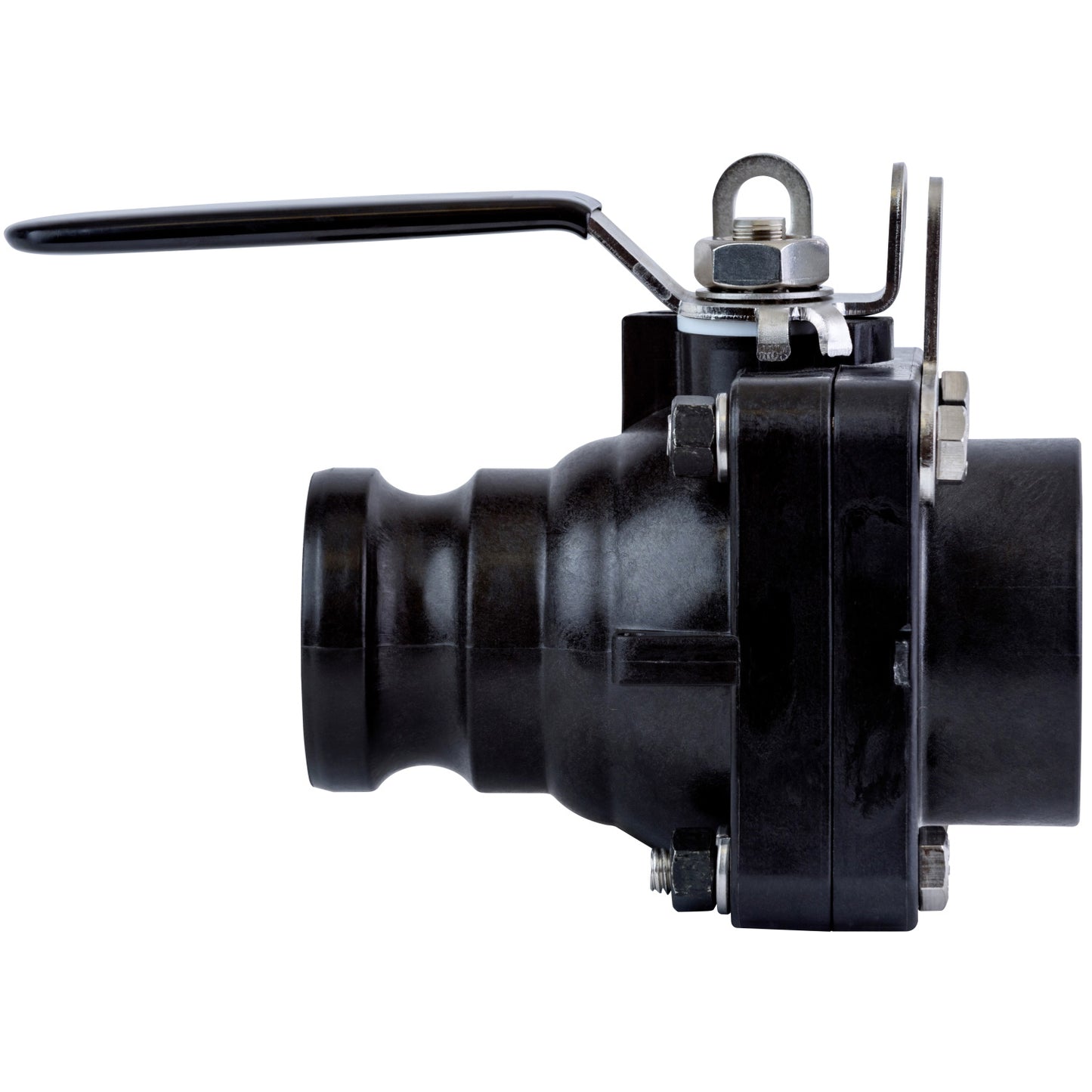 PP Valve Full Port SS Stubby 2-inch MQDC X 2-inch FNPT | VSF204HSFP | TerreMax | Category-Valve, Connector Type-Female NPT, Connector Type-Male QDC