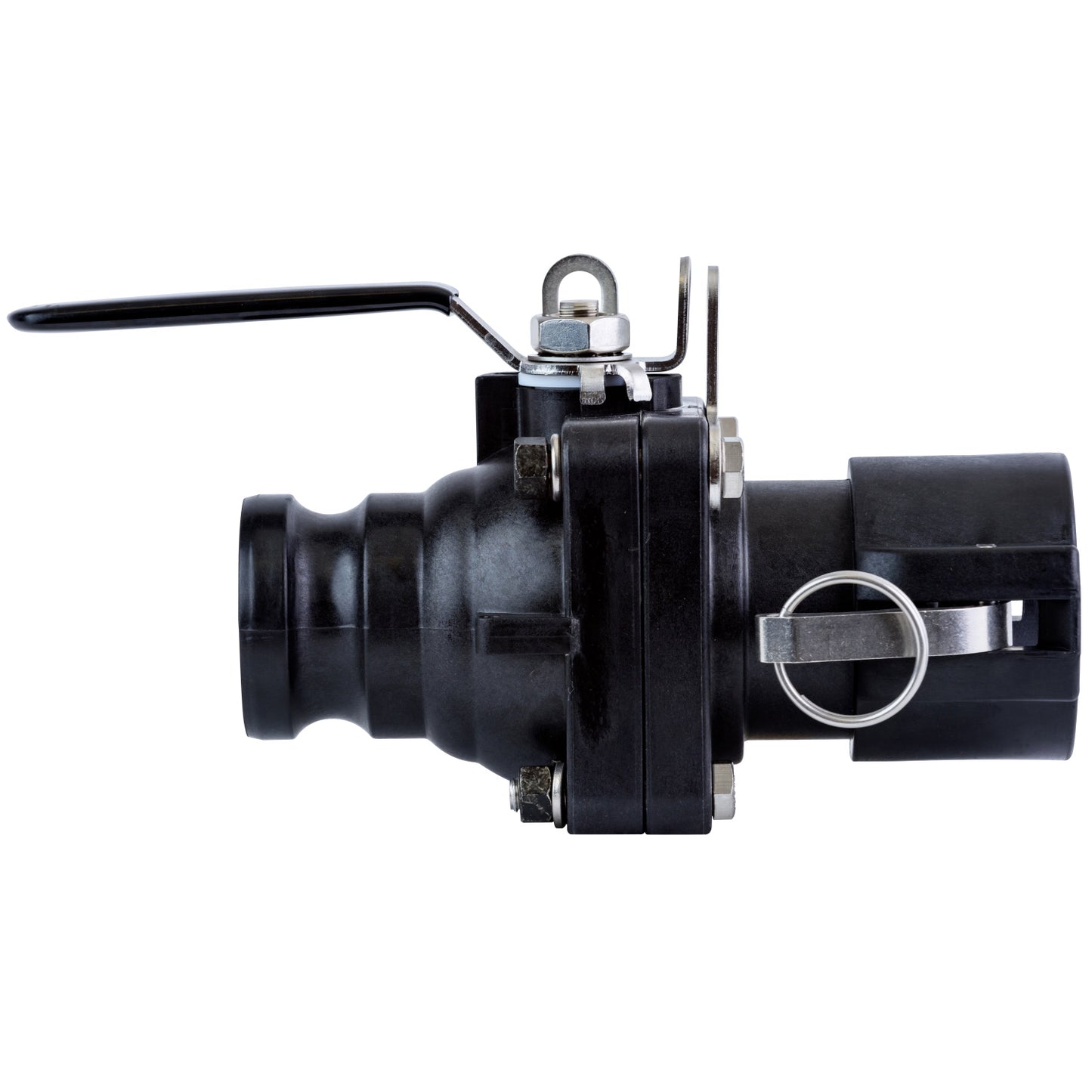 PP Valve Full Port SS 2-inch MQDC X 2-inch FQDC | VSFD204HSFP | TerreMax | Category-Valve, Connector Type-Female QDC, Connector Type-Male QDC