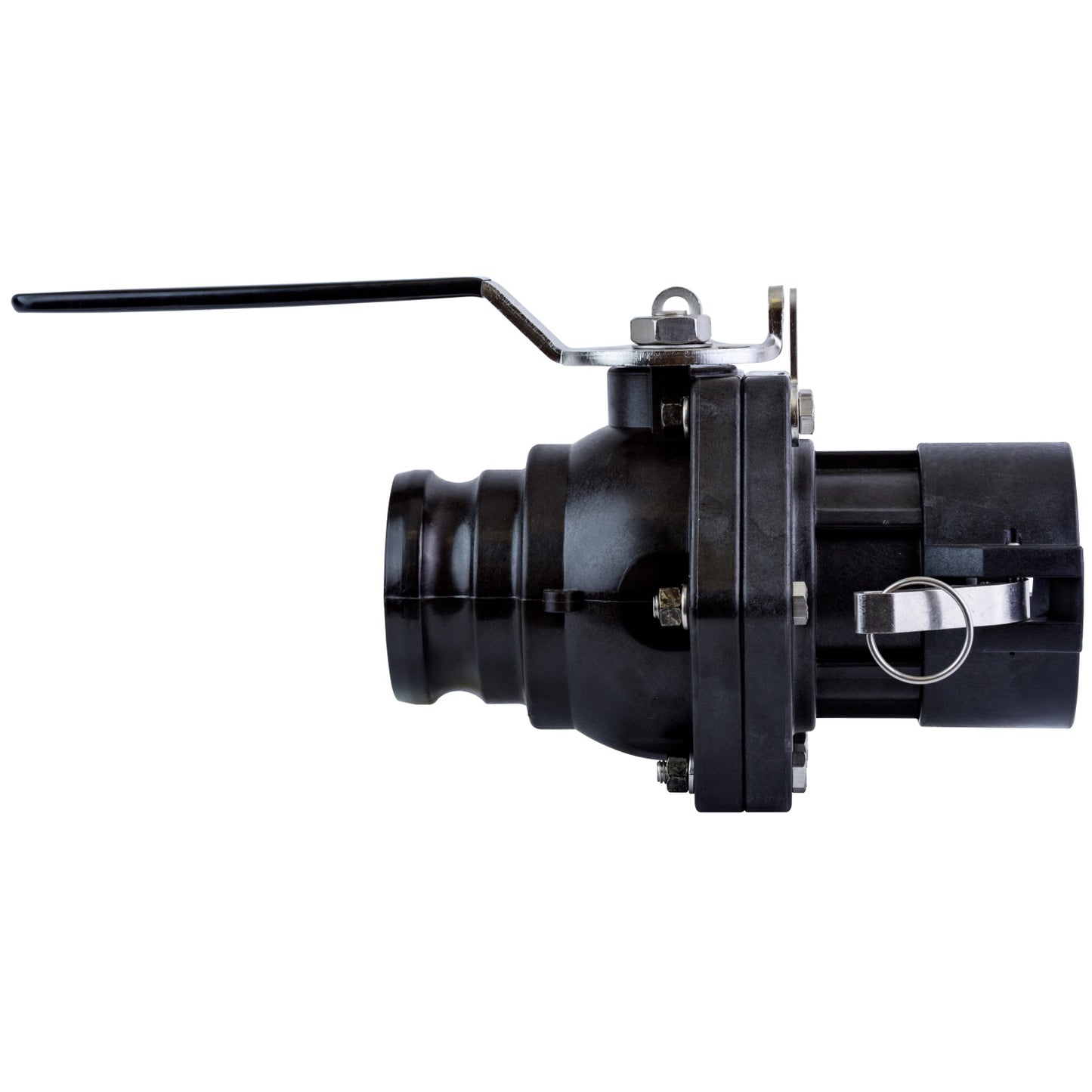 PP Valve Full Port SS 3-inch MQDC X 3-inch FQDC | VSFD300HSFP | TerreMax | Category-Valve, Connector Type-Female QDC, Connector Type-Male QDC