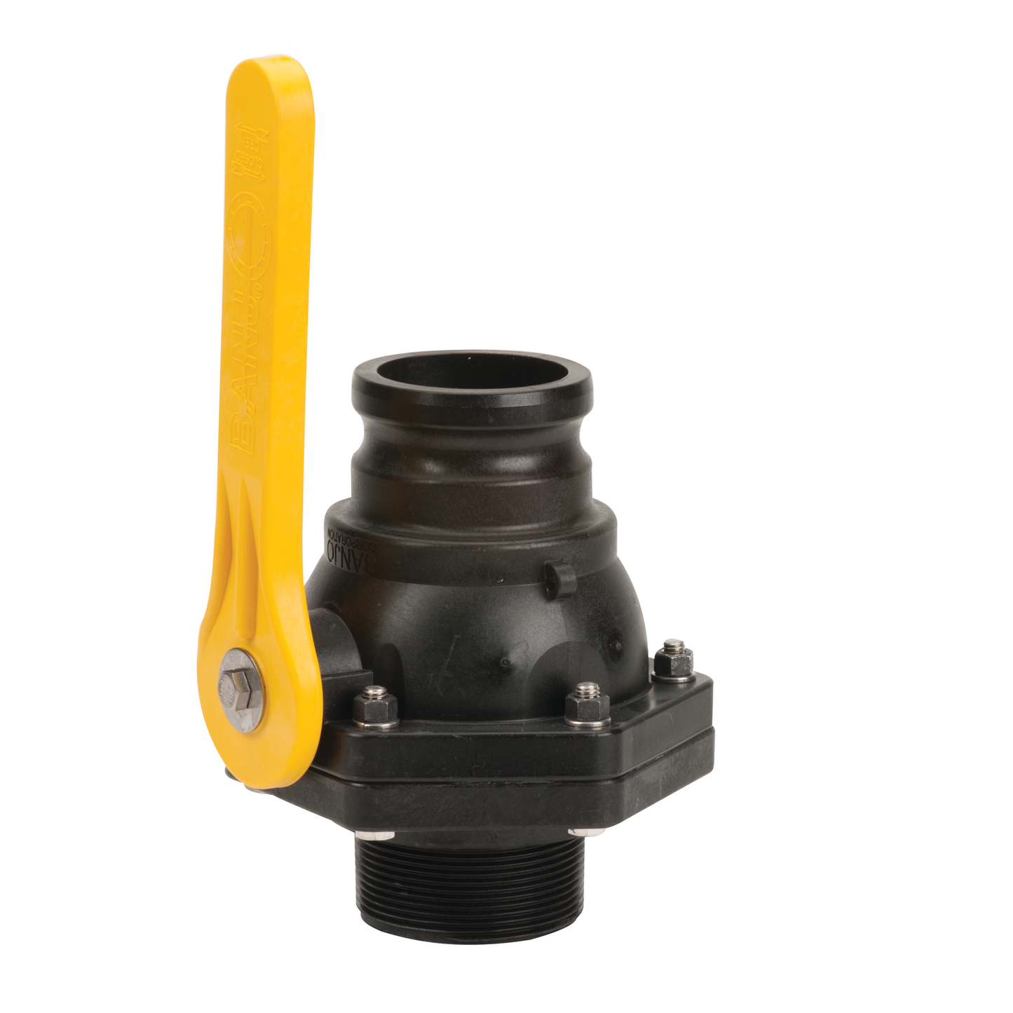 3-inch FP Male Adapter X 3-inch Male NPT Valve | VSFMT300FP | Banjo Corporation | Category-Valve, Connector Type-Male NPT, Connector Type-Male QDC