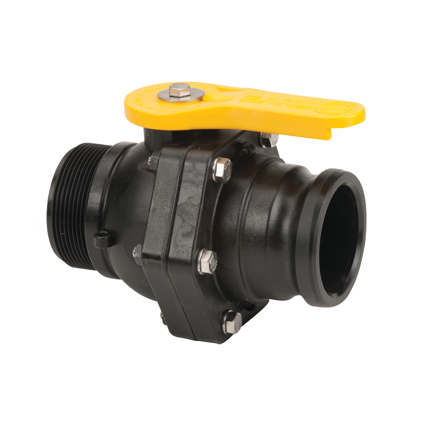 3-inch Stubby QDC X MPT w/ Short Handle | VSFMT300SH | Banjo Corporation | Category-Valve, Connector Type-Male NPT, Connector Type-Male QDC