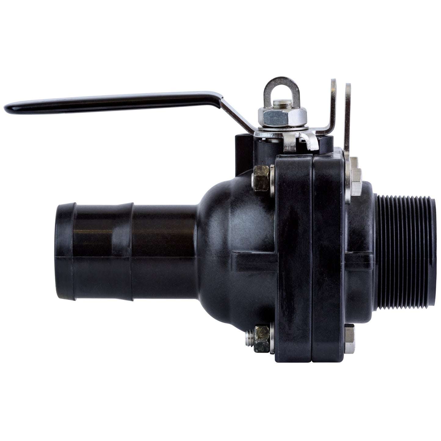 PP Stubby Valve Full Port SS 2-inch HB X 2-inch MNPT | VSHBMT204HSFP | TerreMax | Category-Valve, Connector Type-HB, Connector Type-Male NPT