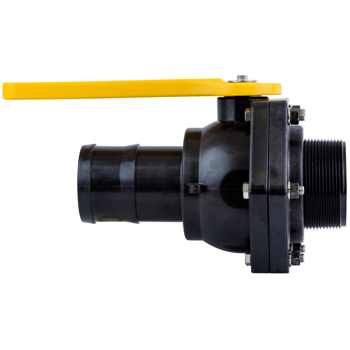 PP Stubby Valve Full Port 3-inch HB X 3-inch MNPT | VSHBMT300FP | TerreMax | Category-Valve, Connector Type-HB, Connector Type-Male NPT