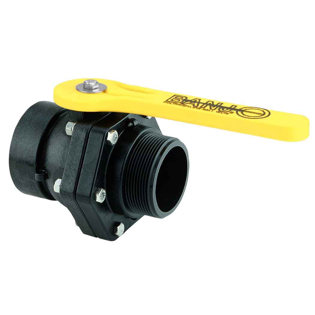 3-inch Stubby Valve w/ Long Handle | VSMT300 | Banjo Corporation | Category-Valve, Connector Type-Female NPT, Connector Type-Male NPT