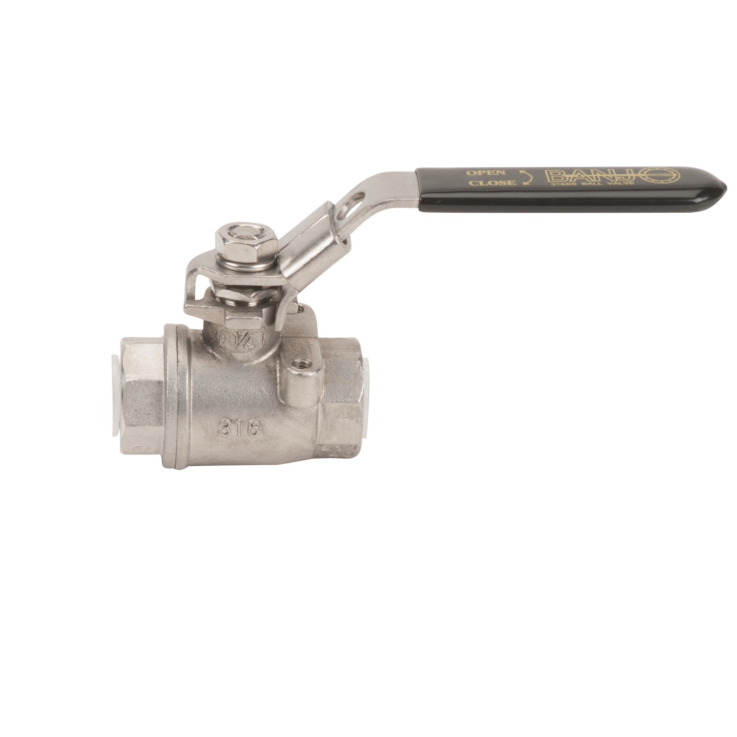 1/4-inch SS FP Valve | VSS025 | Banjo Corporation | Category-Valve, Connector Type-Female NPT, Material-Stainless Steel