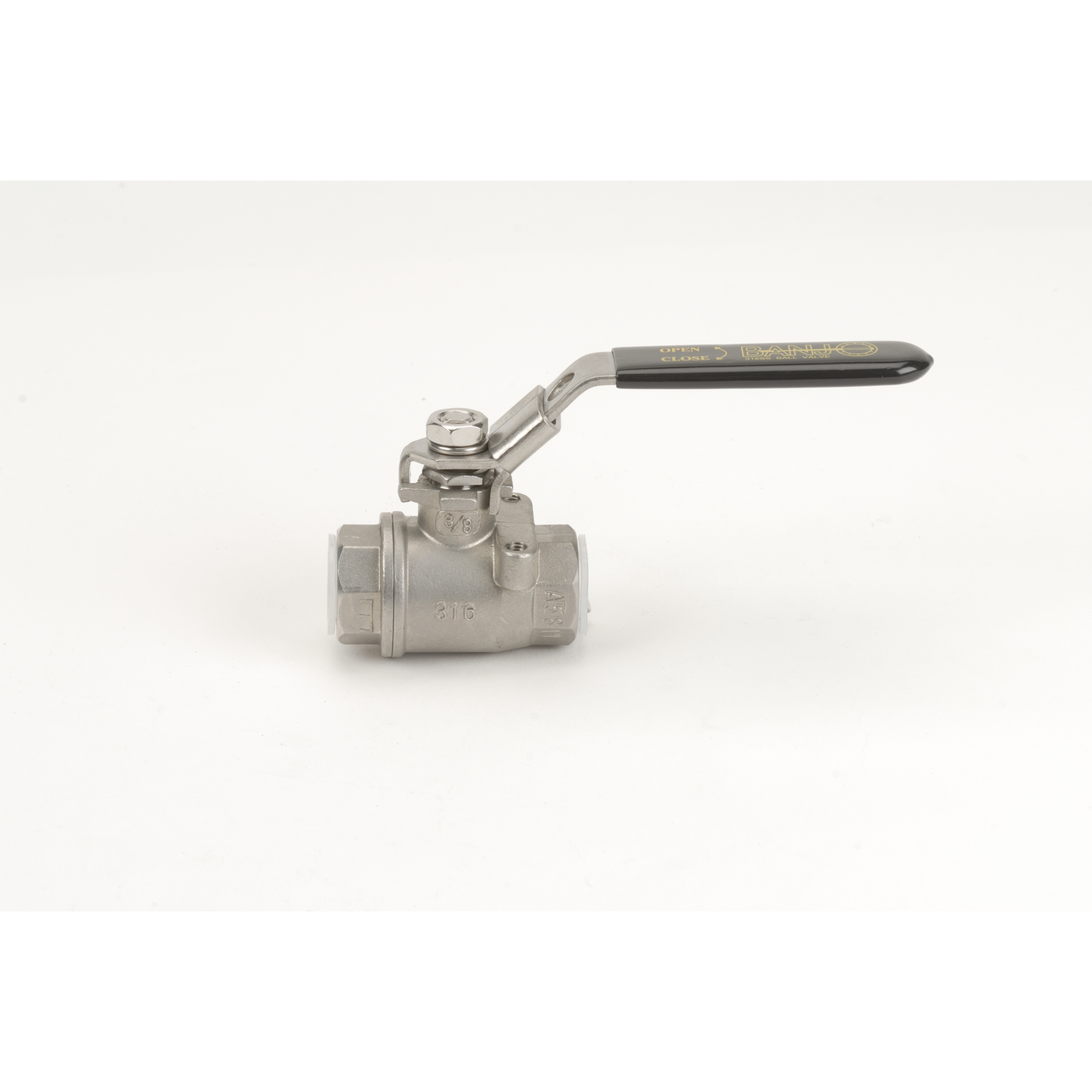 3/8-inch FNPT FP Valve, SS | VSS038 | Banjo Corporation | Category-Valve, Connector Type-Female NPT, Material-Stainless Steel