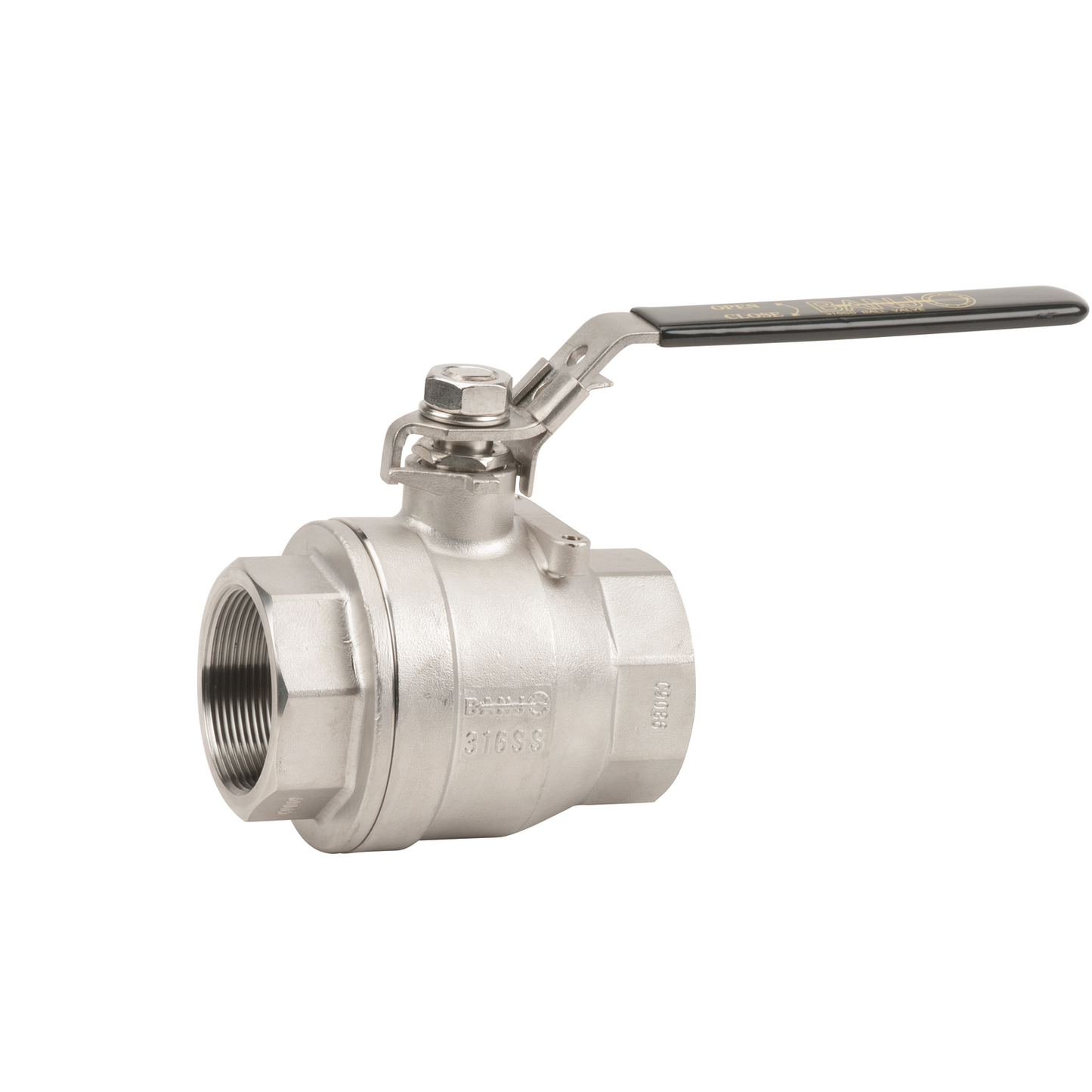 2-inch SS FP Valve | VSS200 | Banjo Corporation | Category-Valve, Connector Type-Female NPT, Material-Stainless Steel