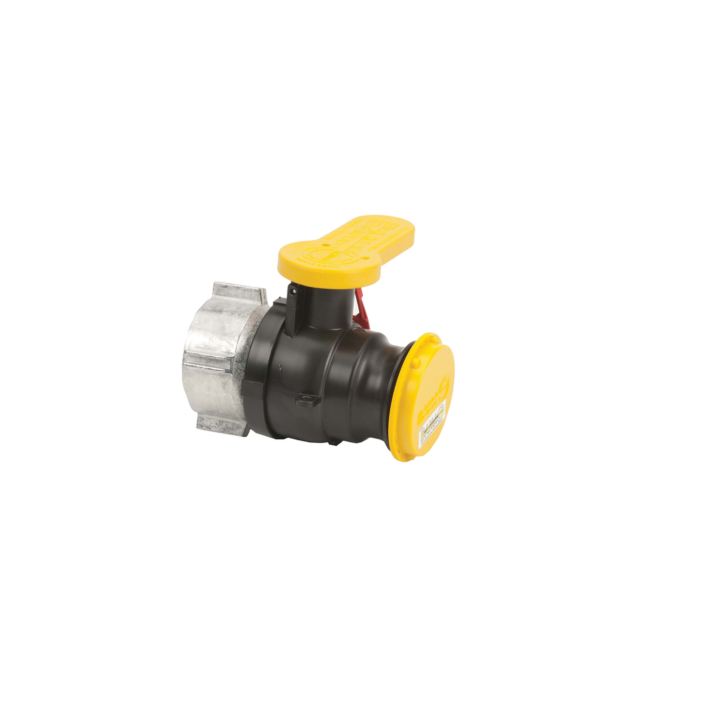 2-inch Poly Spinweld Valve w/ QDC Outlet, Cap/Foil w/ EPDM Mauser | W230240 | Banjo Corporation | Category-Valve, Material-Polypropylene, Size-2-inch