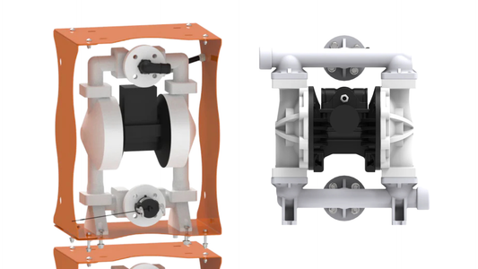 PhiBer Stacking Air Diaphragm (Left) & PhiBer Air Diaphragm (Right)