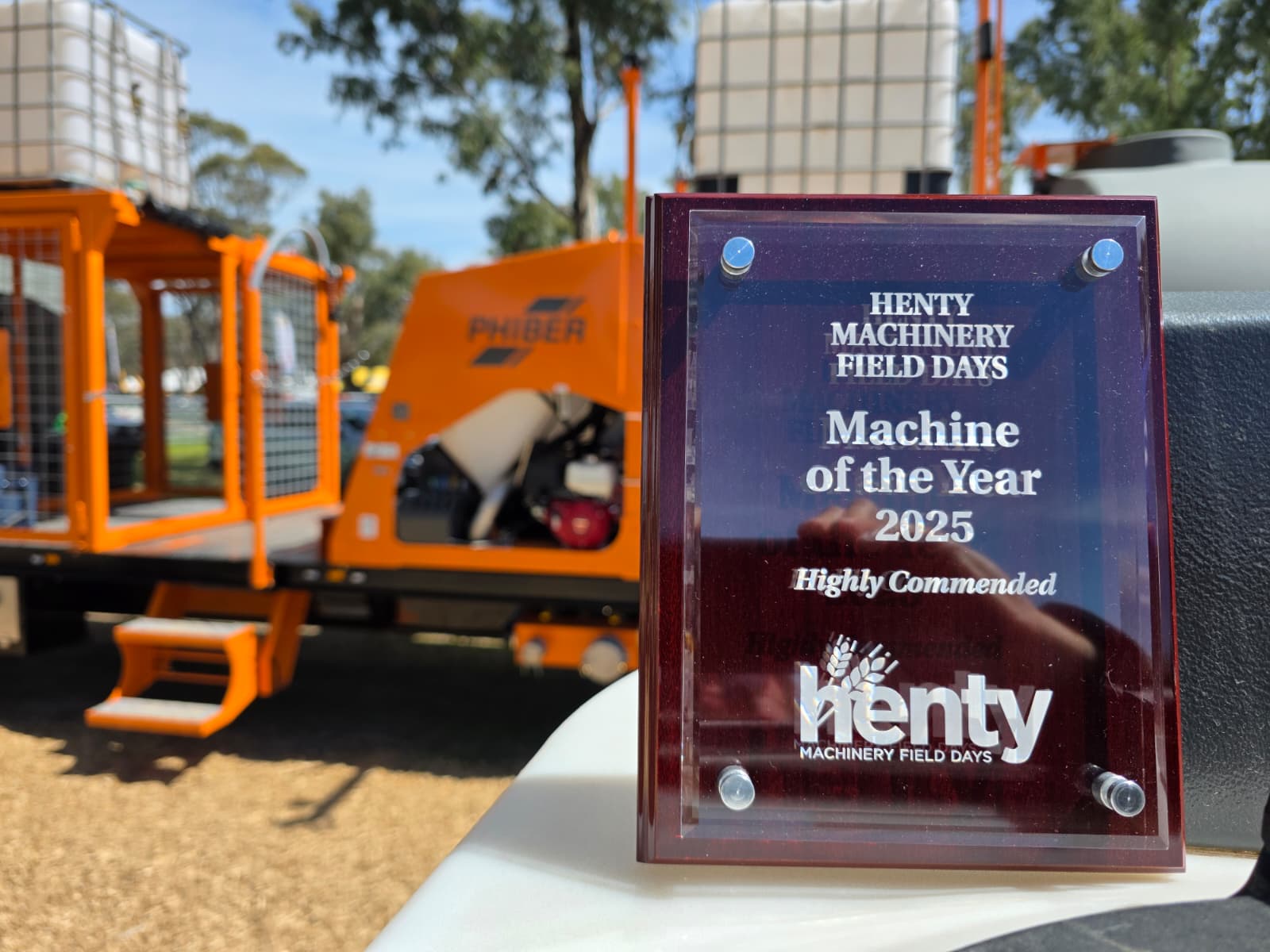 DASH Spray Tender System Wins Highly Commended Machine of the Year Awa ...