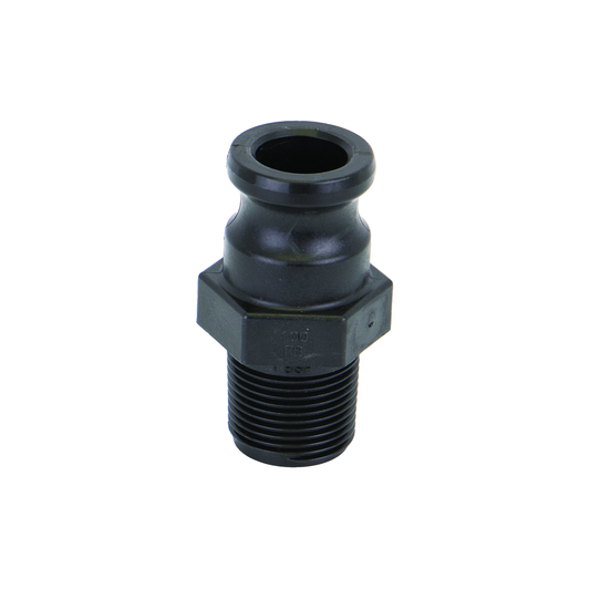 PP Adapter 1-inch MQDC X 1-inch MBSP | 100FB | Banjo Corporation | Category-Adapter, Connector Type-Male BSP, Connector Type-Male QDC